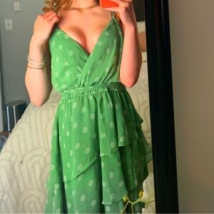 Cute green maxi dress